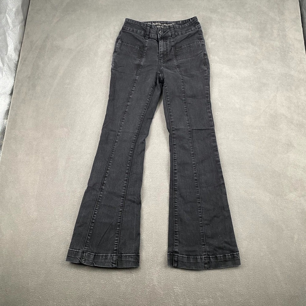 M Jeans By Maurices Classic High Rise Slim Boot Jeans Womens 0 Short Black Flare